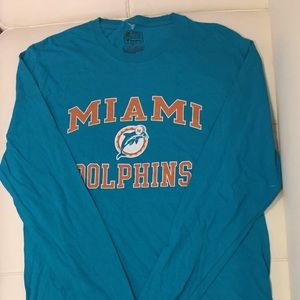 NWOT - NFL Miami Dolphins Full Sleeves Shirt